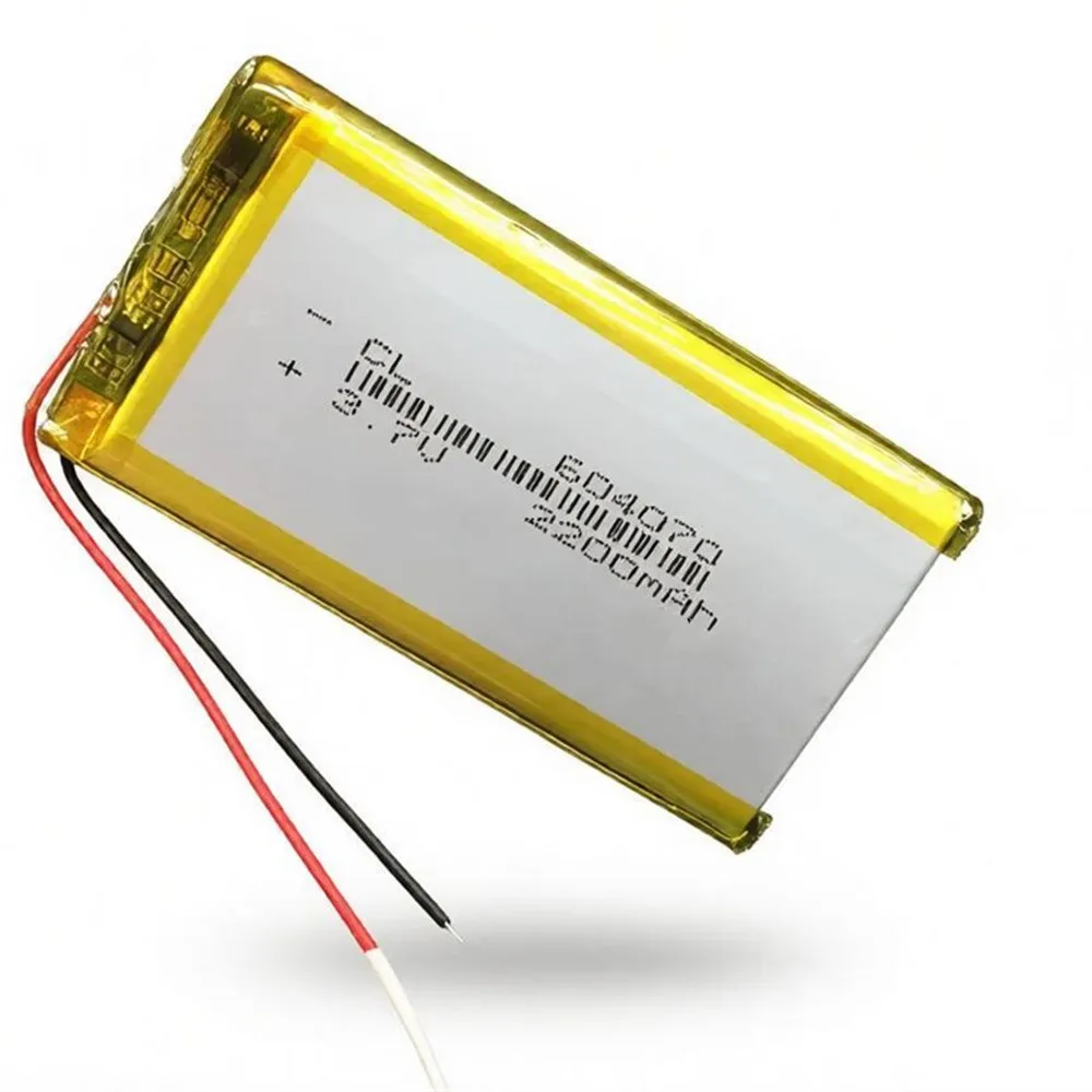 3.7V 2200mAh 604070 Polymer Lithium Rechargeable Battery For MP3 Bluetooth Headset Speaker GPS PSP PAD DVD Power Bank Recorder