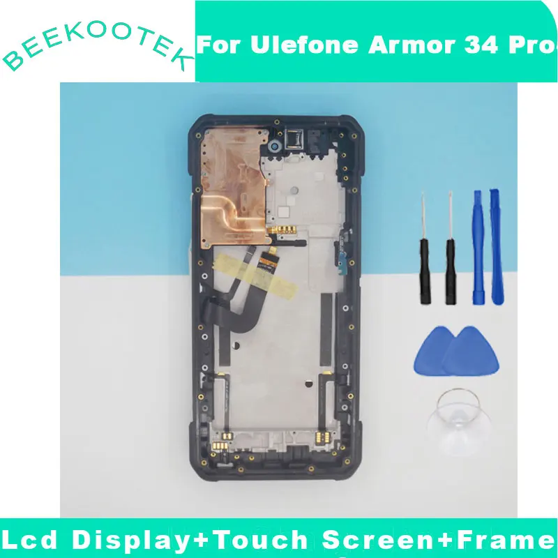 

New Original Ulefone Armor 34 Pro Screen Lcd Display+Touch Screen With Frame For Ulefone Armor 34 Pro Smart Phone