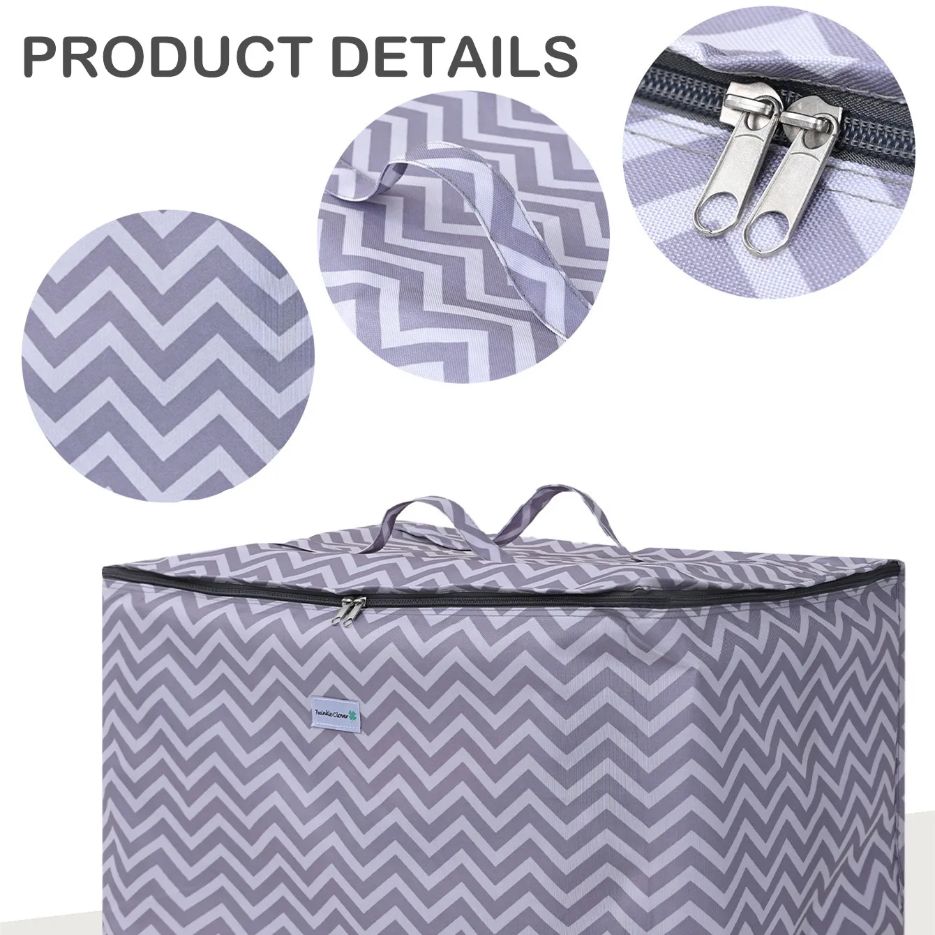 حقائب تخزين للمنزل، حقيبة متحركة للسفر للملابس، تنظيم الفراش، منظم أمتعة محمول قابل للطي، تخزين متعدد الأغراض #4