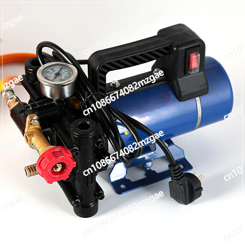 Electric High Pressure Pump Garden Tools Spraying Water 200W Agricultural Irrigation Double Cylinder Piston Car Wash Maintenance