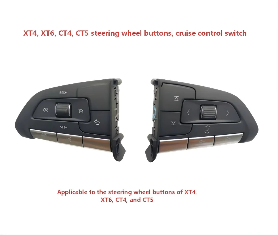 

1 шт./Подходит для кнопок на руле Cadillac XT4, XT6, CT4, CT5, переключателя круиз-контроля, переключателя мультимедиа, переключателя громкости.