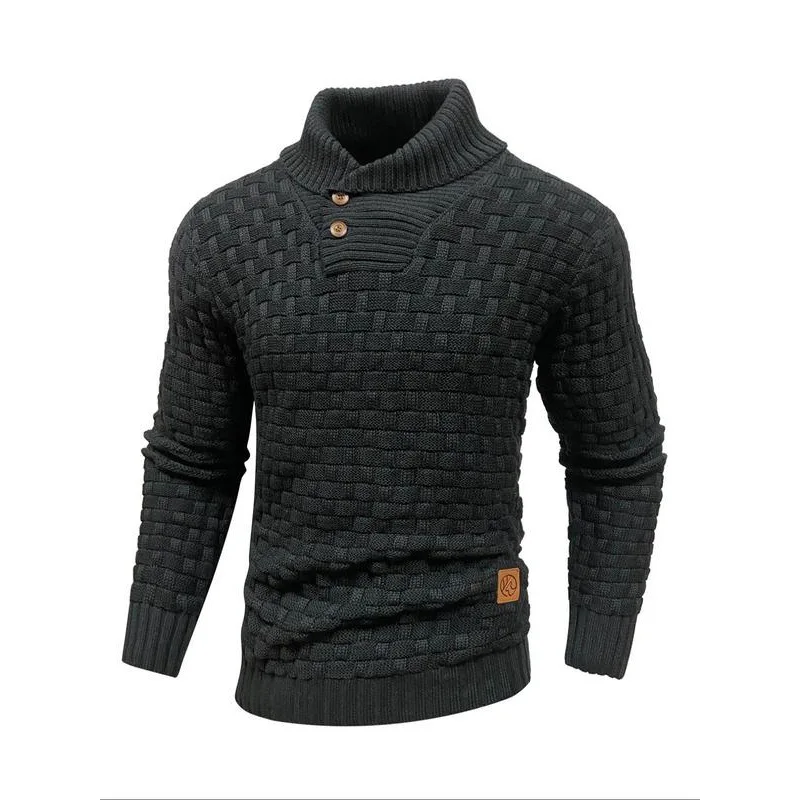 

Men's Thermal Sweater P 78264 Warm Base Layer Shirt Knittedwear Spring 2026 Embroidered Design Other Sleeve Length Other Neck...
