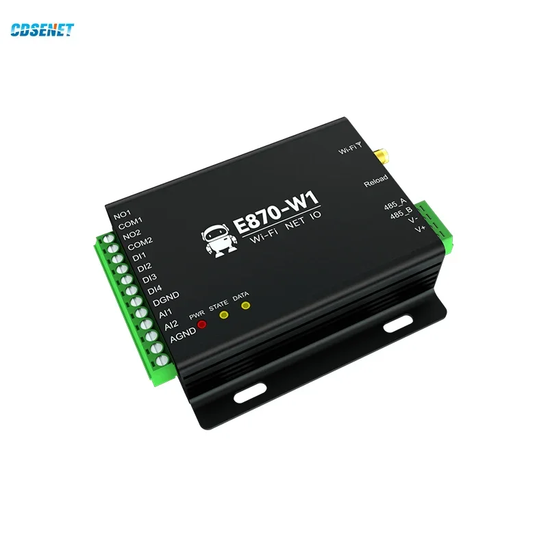 Imagem -02 - Wifi Entrada de Aquisição de Borda io Controlador Ethernet Rs485 Cdsend 4di Mais 2do Mais 2ai E870-w1 Tcp Udp Mqtt Protocolo Modbus dc 28 28v