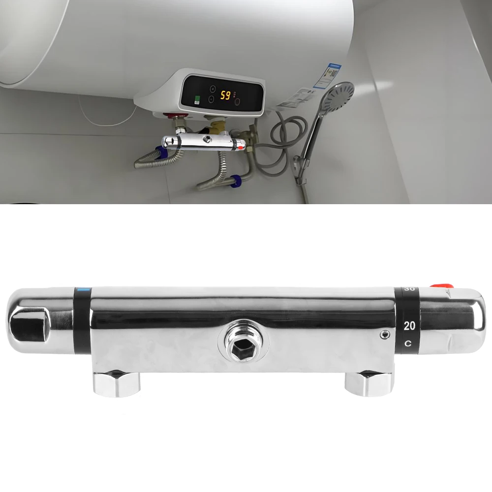 

Thermostatic Shower Water Faucet Bathroom Mixing Valve Bathroom Tool Bathtub Faucet Hot And Cold Mixer Thermostatic Tap