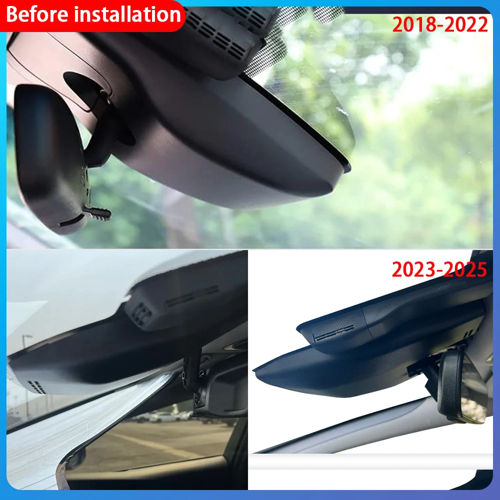 Wiifi 4K Dash Cam for Toyota Prius XW50 XW60 2018-2025 2160P DVR Front Rear Car Camera Plug and Play Video Recorder Night Vision