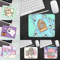 Gaming Mouse Pad Cute Pusheens Cats XS Small Mousepad For PC Gamer Desktop Decoration Office Mouse Mat Deskmat Rug