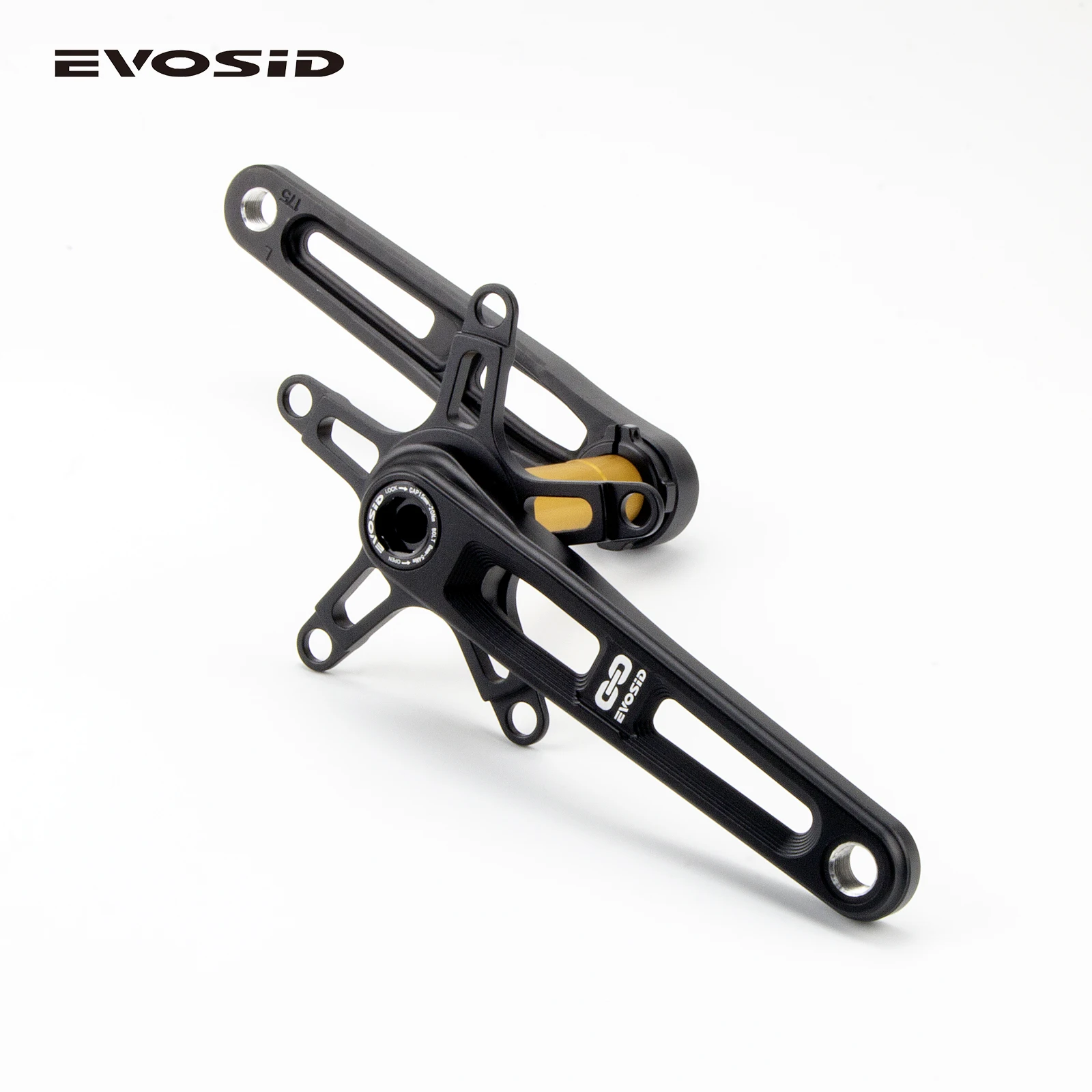 EVOSID BCD110 130 crankset ultralight közúti összecsukható Bicaj Beesett Technikum crankbait 165 170 175mm CNC számára Bicikli 5 Cégaláirás chainring