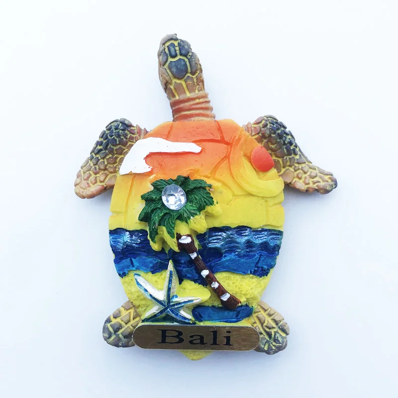 

Fridge Magnet's New Sea Turtle Bali Craft, Humanistic Decoration, Message Stickers, Tourism Souvenirs