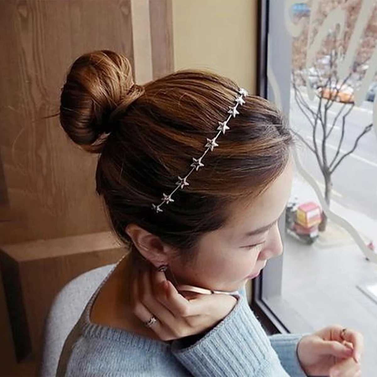 

Cute Star Hairbands Wedding Accessories Women Hairwear Engagement Hair Ornaments Bridal Headpiece Romantic Headbands