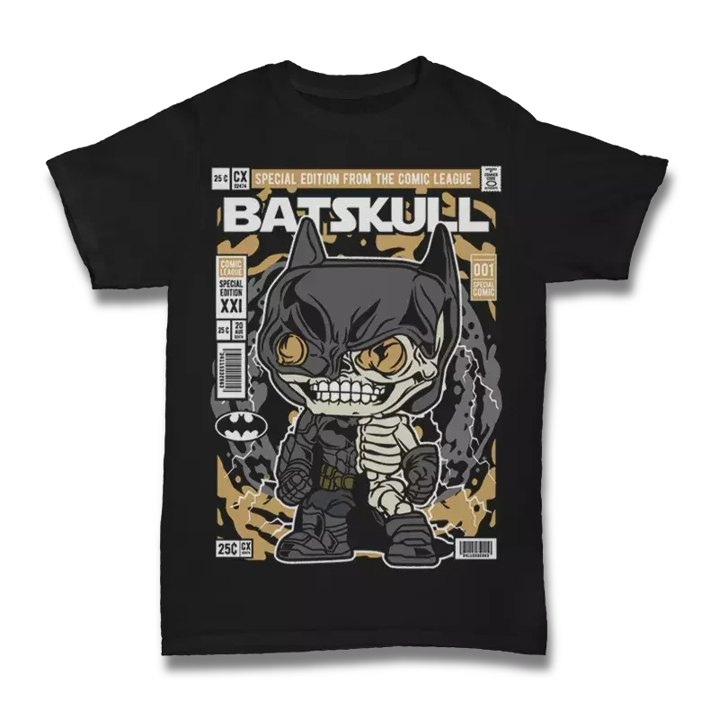 

Bat Skull T Shirt KIds Cartoon