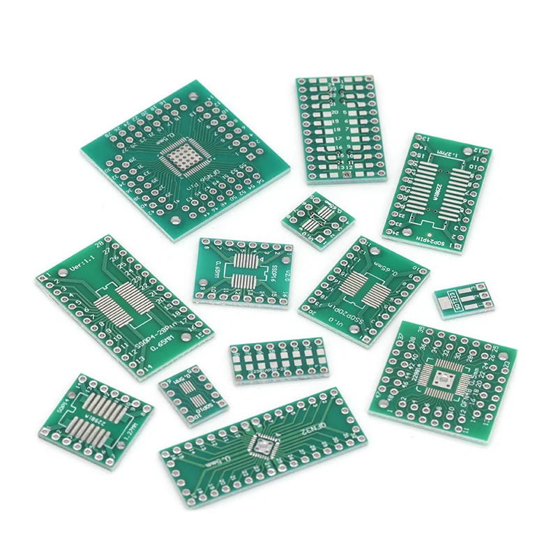 10/50/100 قطعة SOP التصحيح لوح مهايئ SOP8 SOP10 SOP16 SOP28 TQFP QFN IC اختبار مجلس لوحة دارات مطبوعة #2