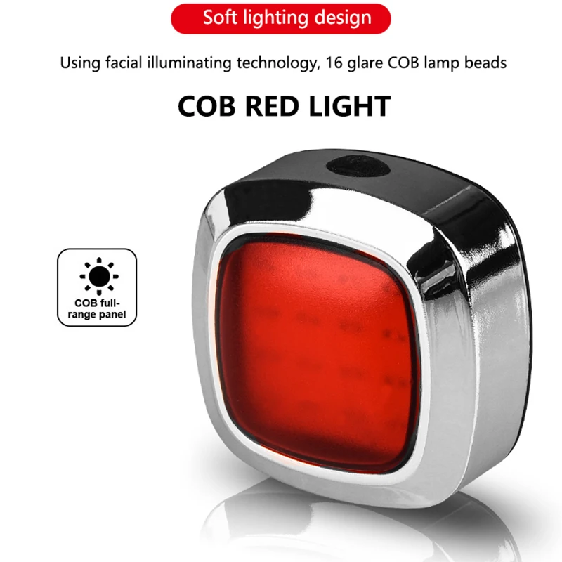 

ZK30 Bike/Cycling/Bicycle light Reachargeable COB Rear Lamp/Light Accessories Waterproof Bike Taillight Battery 5 Modes