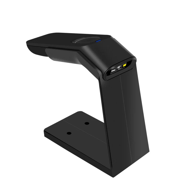 Hall Sensing Mode Wireless Barcode Scanner Automatic Scan with Holder Blackview Mobile Phone A4 Size Stock 1D & 2D