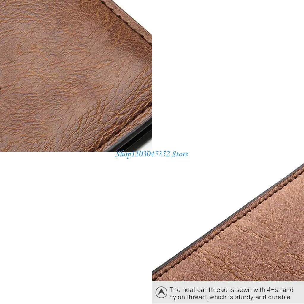 กระเป๋าสตางค์ PU บางพร้อมช่องใส่การ์ด กระเป๋าใส่เงินสดที่ทนทาน เหมาะสำหรับการใช้งานทุกวัน