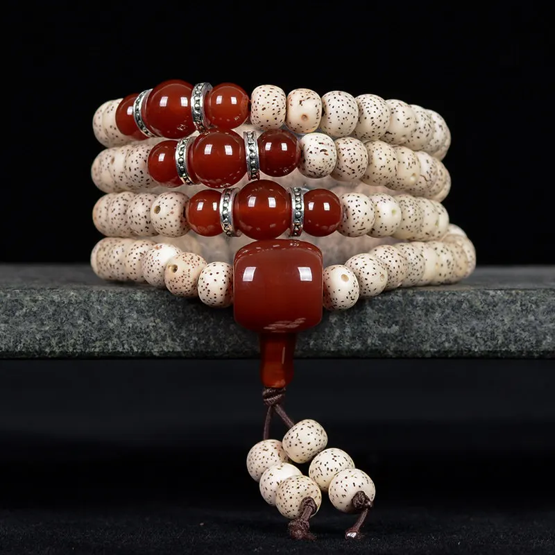 

Браслеты из 108 бусин Хайнань Синъюэ Бодхи, мини-бусины Бодхи для молитв, наручные украшения для мужчин и женщин, подарки