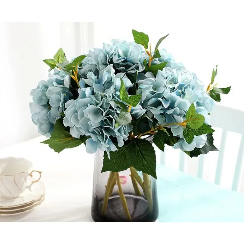 Artificial Hydrangea Flower, DIY Silk Hydrangea Accessory, Christmas Party, Home, Wedding Decor, Fake Peony Flowers