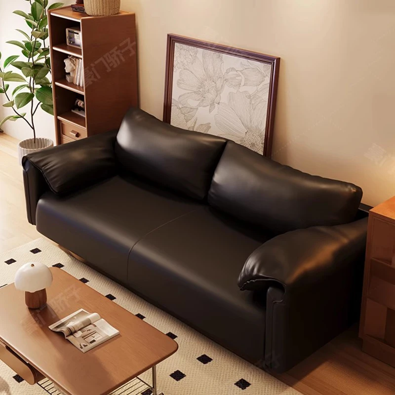 귀여운 흰색 거실 소파 크림 구름 유행 빈티지 유니버설 전문 거실 소파 낮은 Divano 홈 인테리어