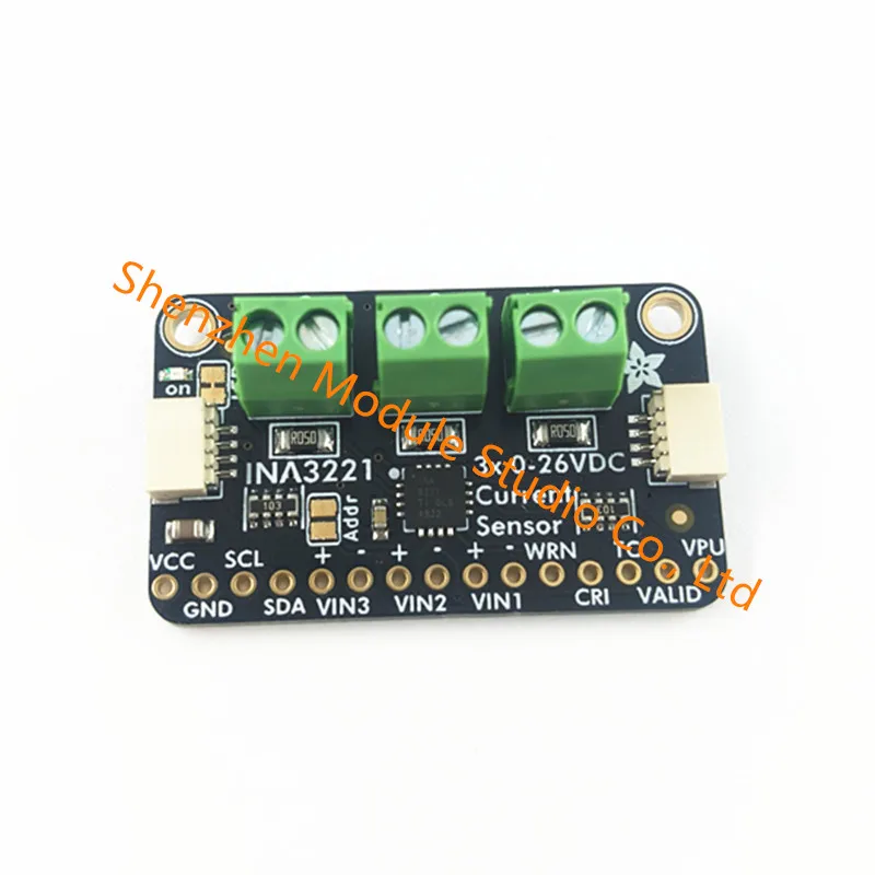 1pcs 3pcs INA3221 Current Voltage Monitoring Sensor 3-Channel 13-Bit STEMMA QT/Qwiic Compatible Option Available
