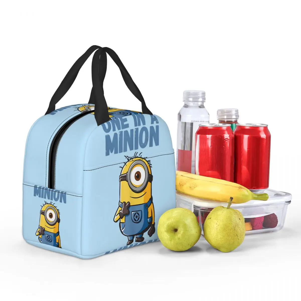 Per il pranzo spregevole Me Minion disegno di grande capacità palmare spregevole Me Minions custodia isolata studenti Lunch Box Bag