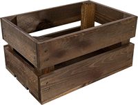 Creative Deco Wooden Chest Brown | 30x20x15 cm | Natural Wooden Box | Perfect for Storage