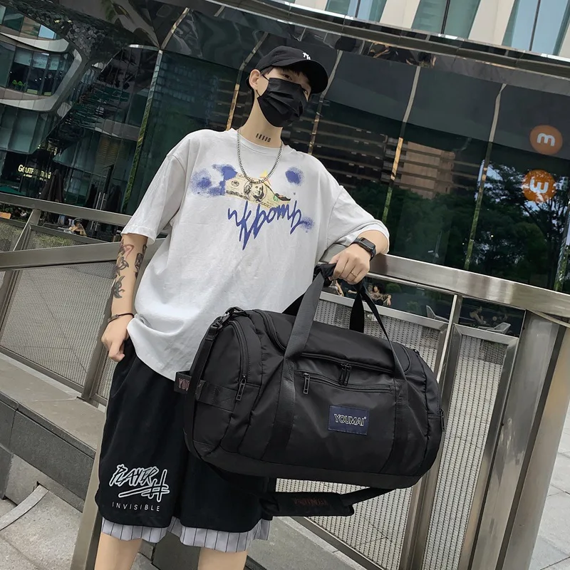 Gym Sports Bag for Women Travel Fitness Shoes Luggage Gym Accessory Men Trekking Army Waterproof Tote Handbags Shoulder Bag
