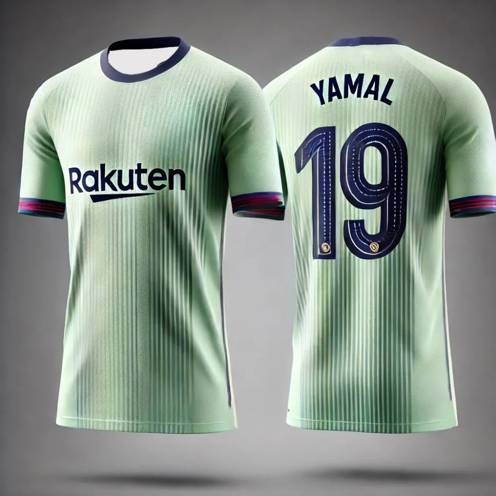 Men's Casual Short Sleeve T-Shirt 3d Printed Pattern Football Star Yamal T-Shirt Men's Personalized Short Sleeve T-Shirt Top