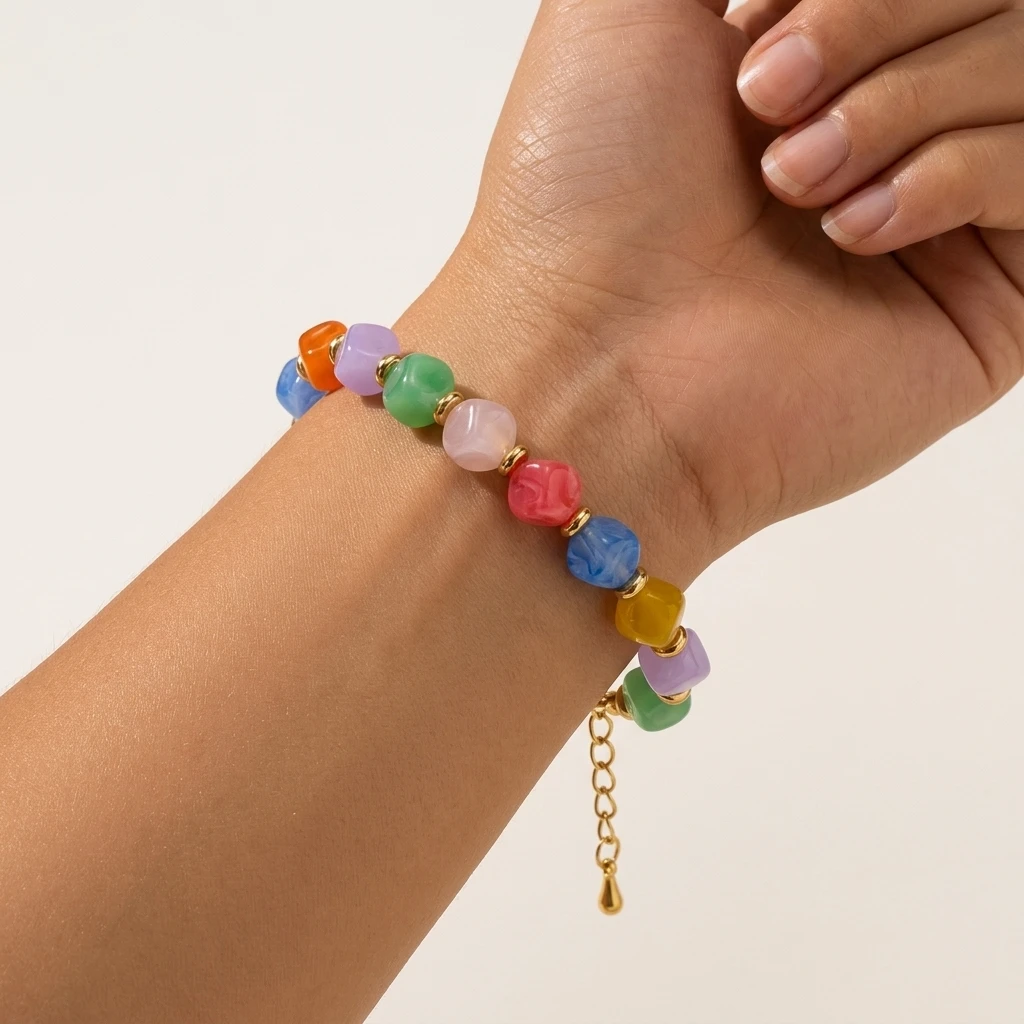 bracelet-boheme-colore-en-plastique-perle-avec-chaine-en-cuivre-reglable-a-maillons-geometriques-pour-femmes-1-piece