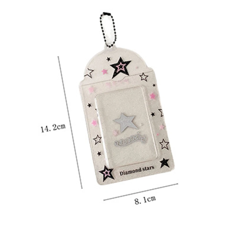 حامل بطاقة الصور حامل بطاقة شفافة حامل بطاقة الصور 3 بوصة حقيبة قلادة للطلاب الديكور هدية