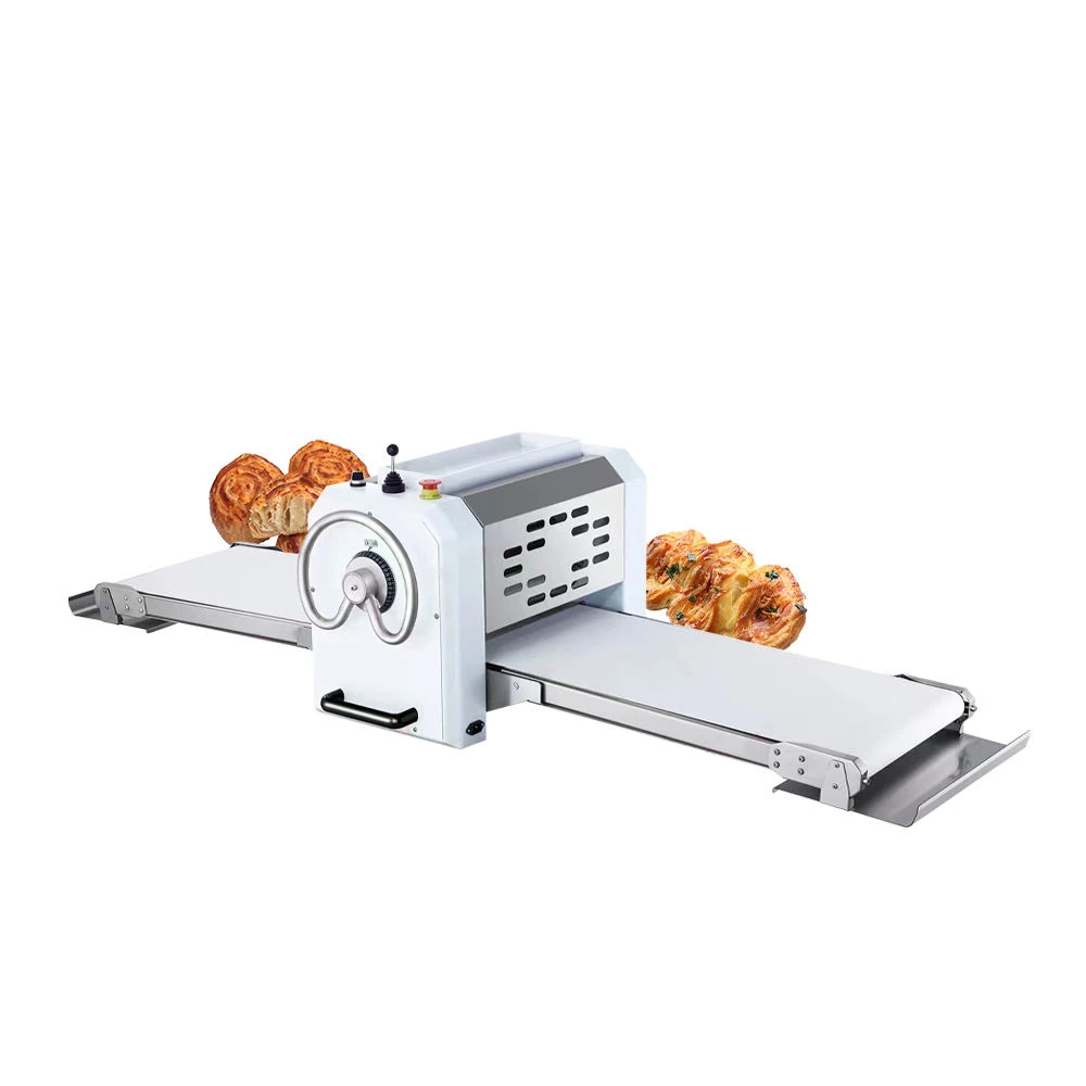 Mini Croissant Dough Sheeter Compact Dough Laminator Efficient Pastry Dough Roller for Flaky Dough Sheets Artisan Baking