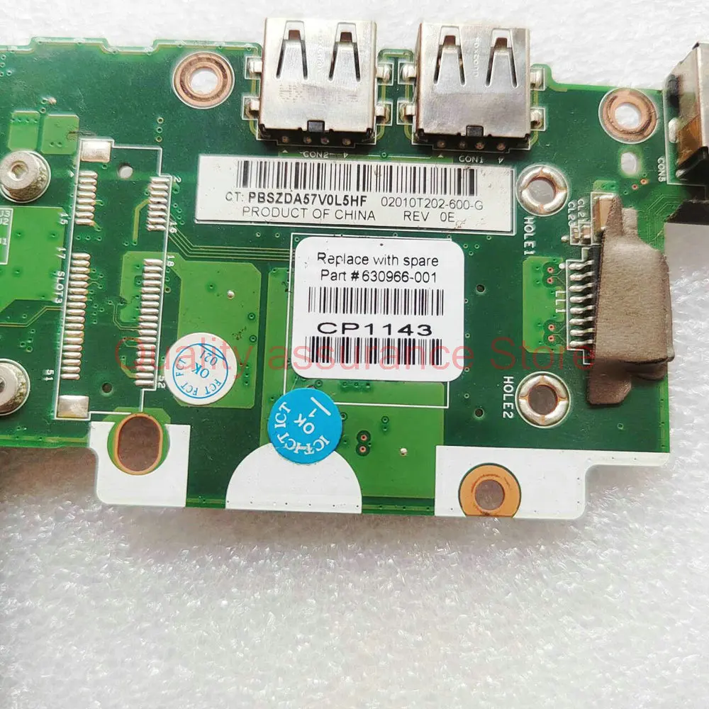 630966-001 For HP MINI 110-3731CL 110-3747TU 110-3735DX 110-3726TU MINI 210-2150NR NETBOOK MINI 210 Laptop Motherboard