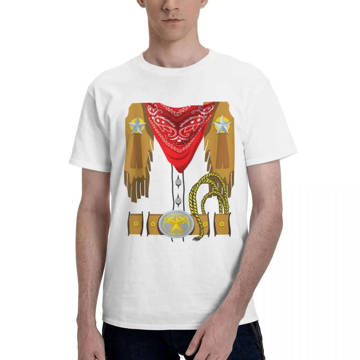 Cowboy Bandana Outfit premium Campaign High quality Champion Tees Home Eur Size