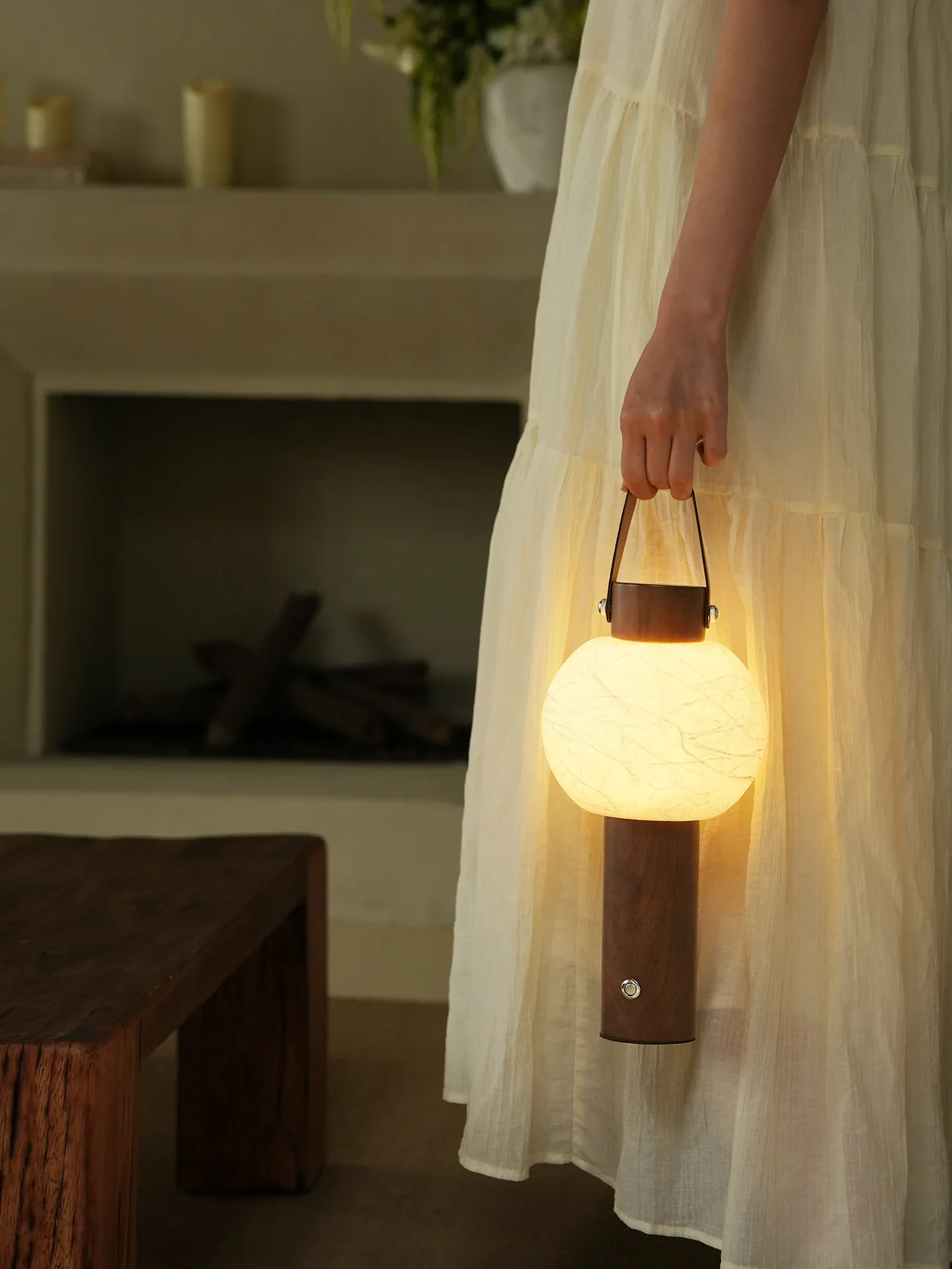 lampada da camera da letto, lampada da comodino, sonno retrò francese, lampada ambientale decorativa, vento crema medievale, luce notturna ricaricabile