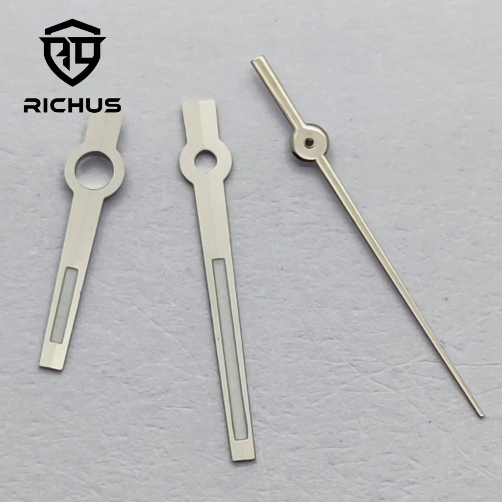 RICHUS Silver Gold Rose Gold Watch Hands Luminous Fit NH34 NH35 NH36 ETA2824 2836 Miyota8215-DG Movement view 3