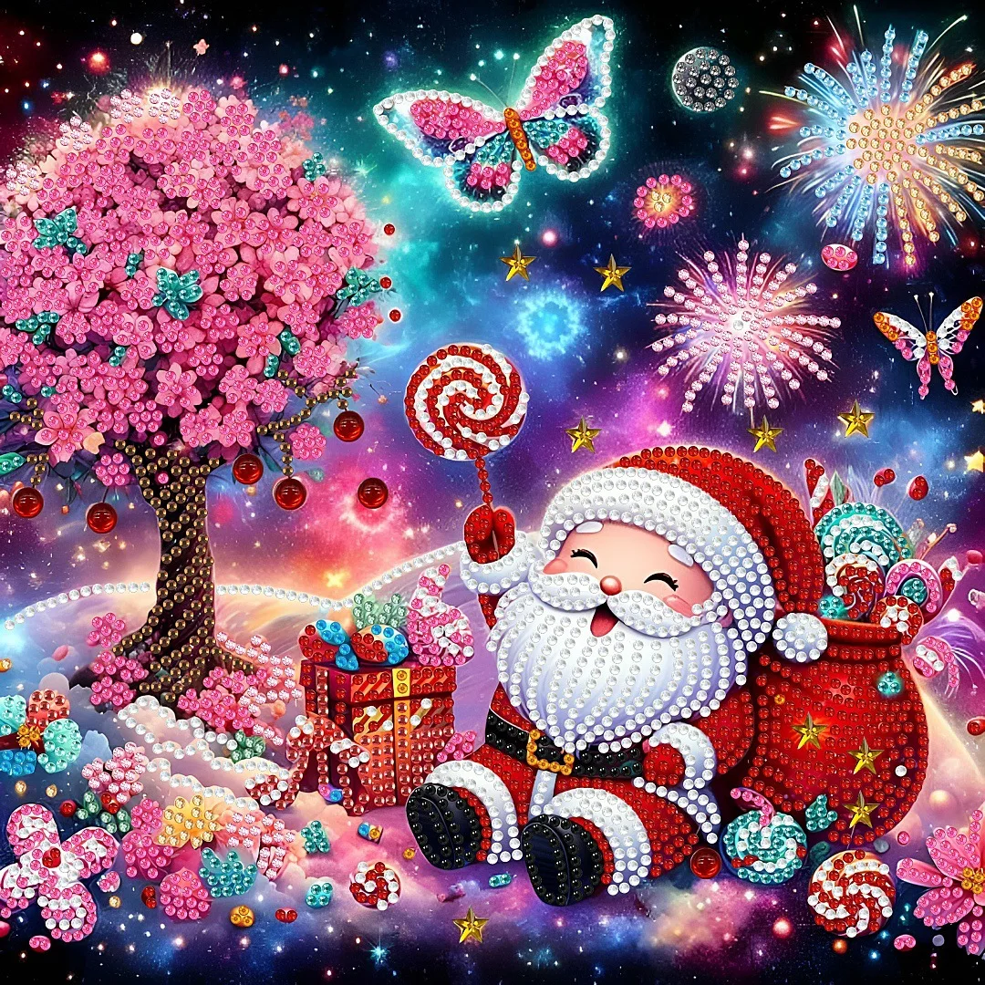 

Diamond Painting New Collection Christmas Santa Claus Odd-shaped Diamonds Wall Pictures For Living Room Home Decor HandiworkGift