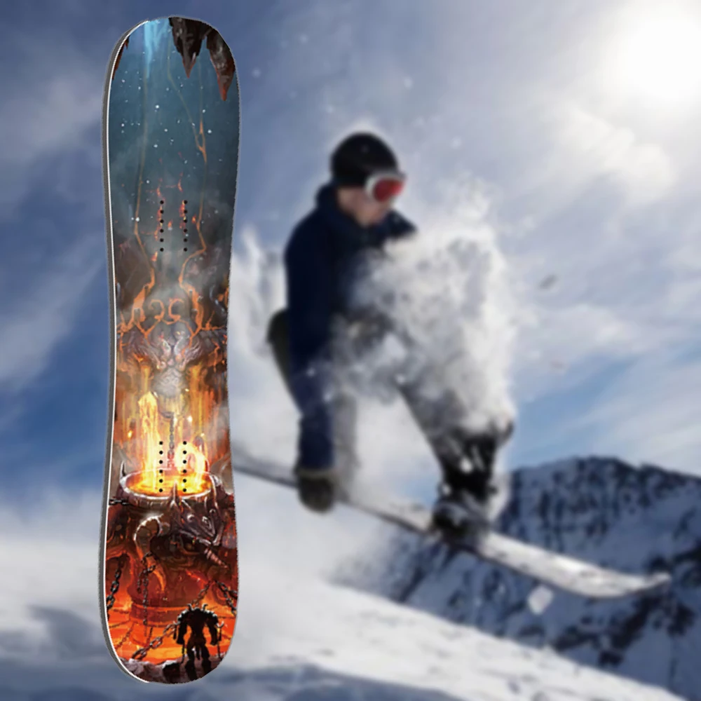 Sporty zimowe narty Outdoor wszechstronne górskie niestandardowe Snowboard dla początkujących OEM Snowboard