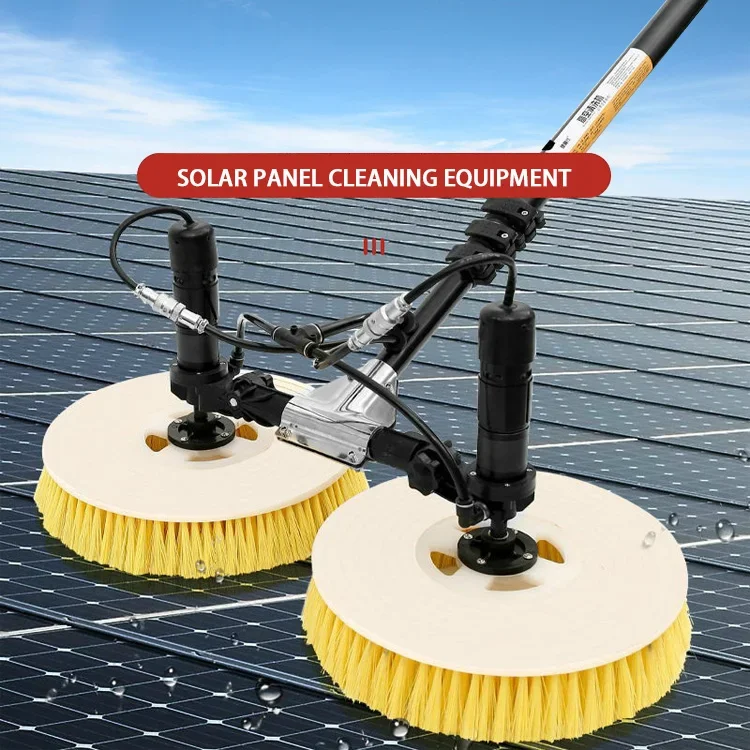 Extention 3.5/5.5/7.5m Automatic Solar Panel Brush Window Cleaning Equipment Electric Water Fed Pole