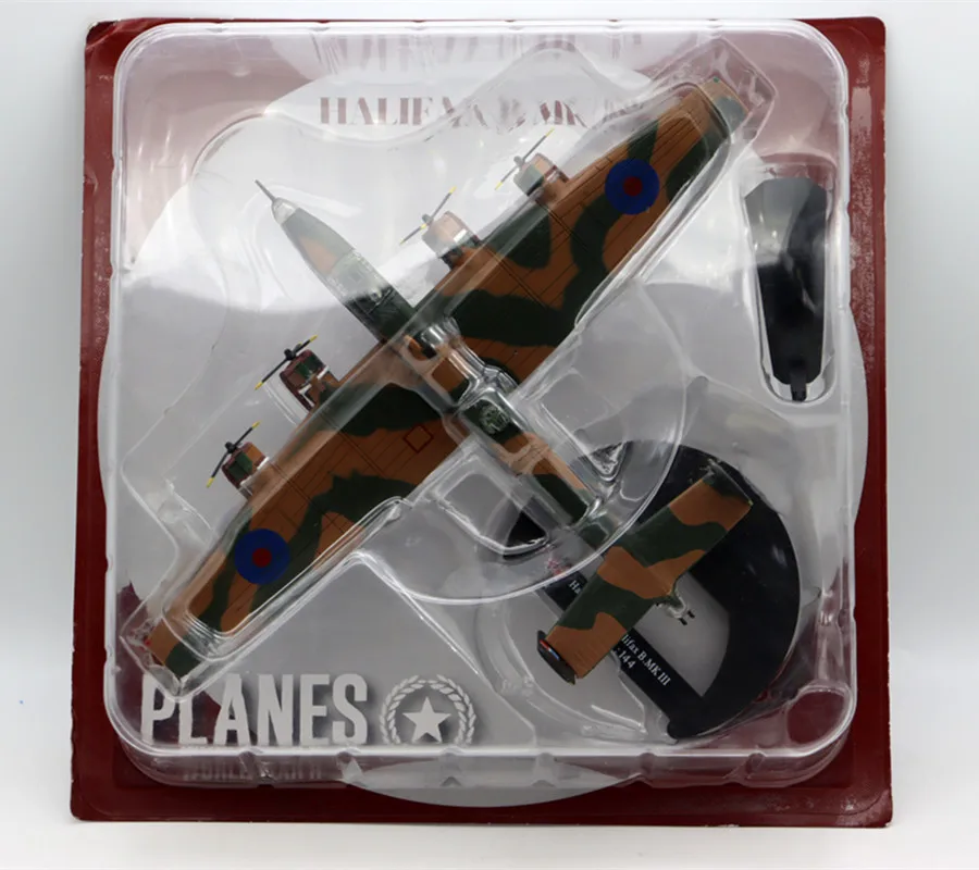 Handley Page-avión de combate de la Segunda Guerra Mundial, modelo de avión de colección, halufax B. 1/144 MK III, regalos en Stock, 1944