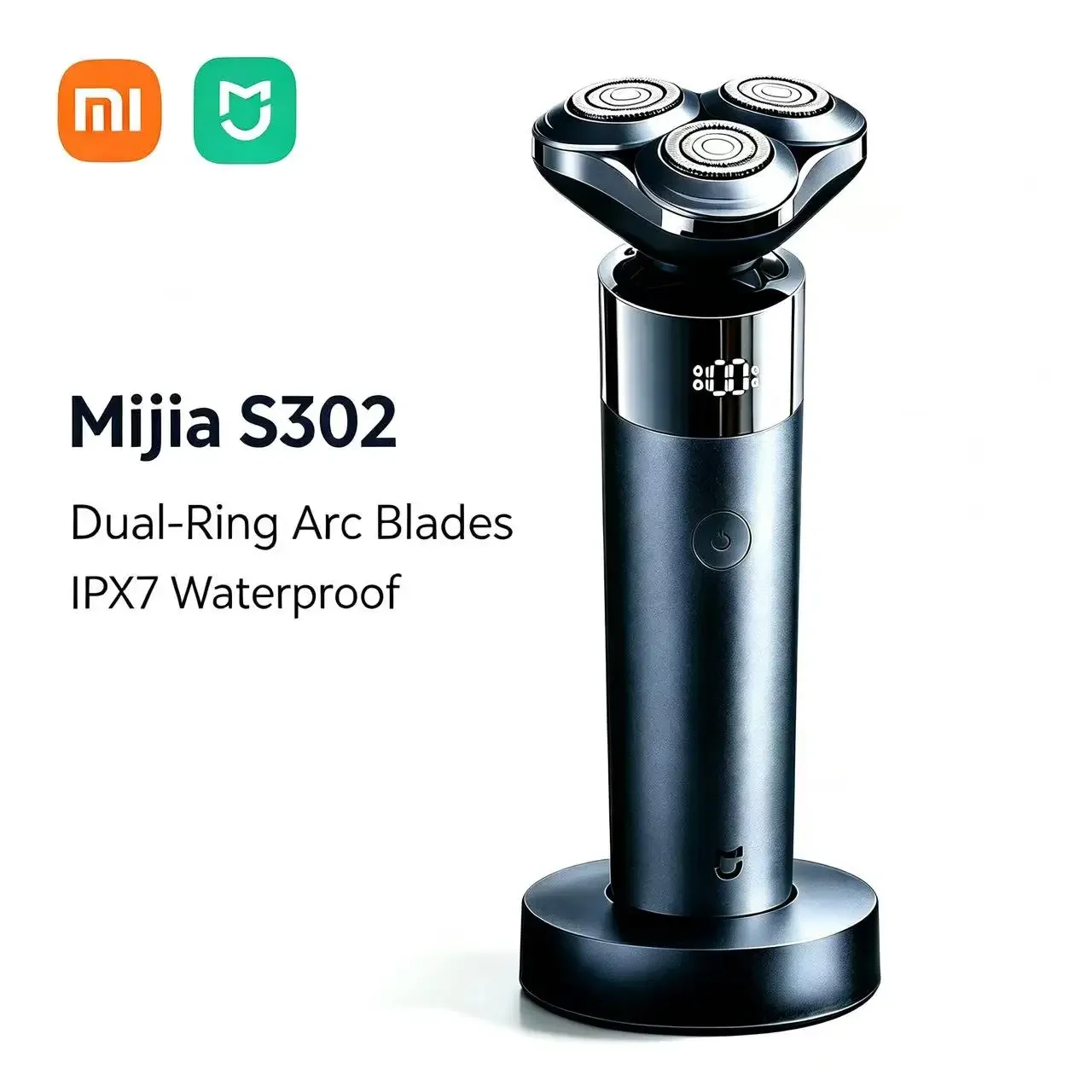 rasoio-elettrico-xiaomi-mijia-s302-tagliabarba-da-uomo-rasoio-portatile-rasoio-flessibile-lavabile-ipx7-per-uso-a-secco-e-a-umido