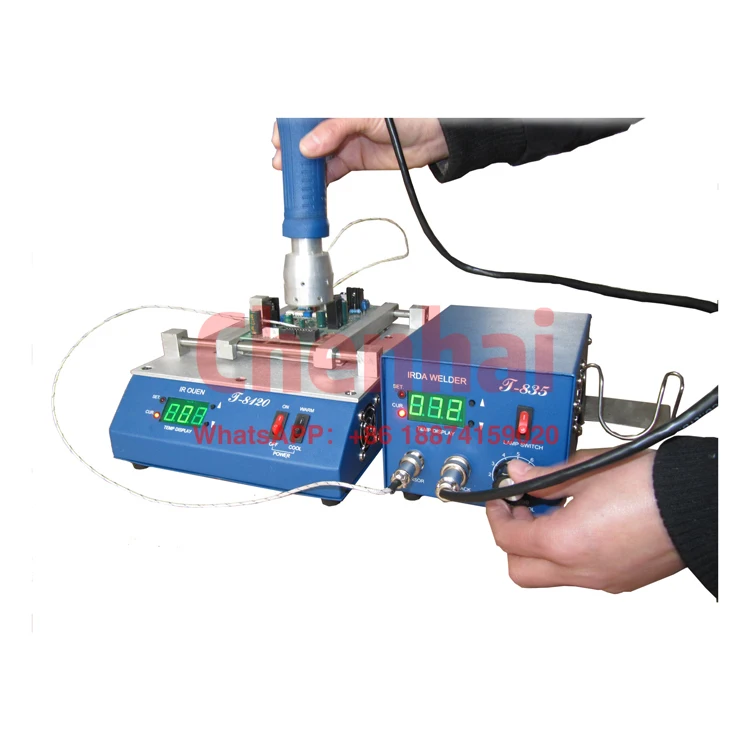 

handy chips repair tool infrared BGA rework station CH T-835 for BGA remove go with preheat plate t8120