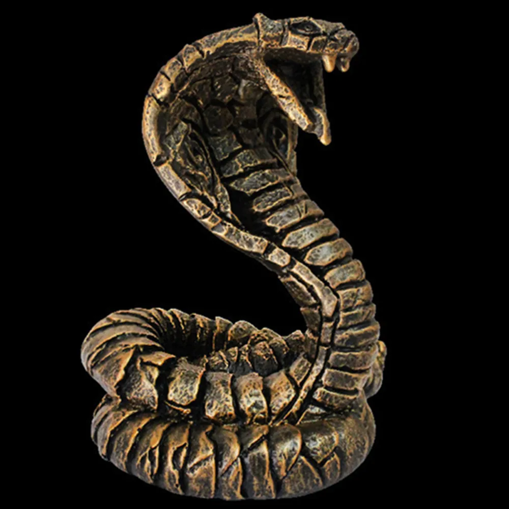 

Animal Sculpture Home Decor Decorative Accessories Modern Style Figurines Resin Statues Ornaments for Room Desktop (Snake)