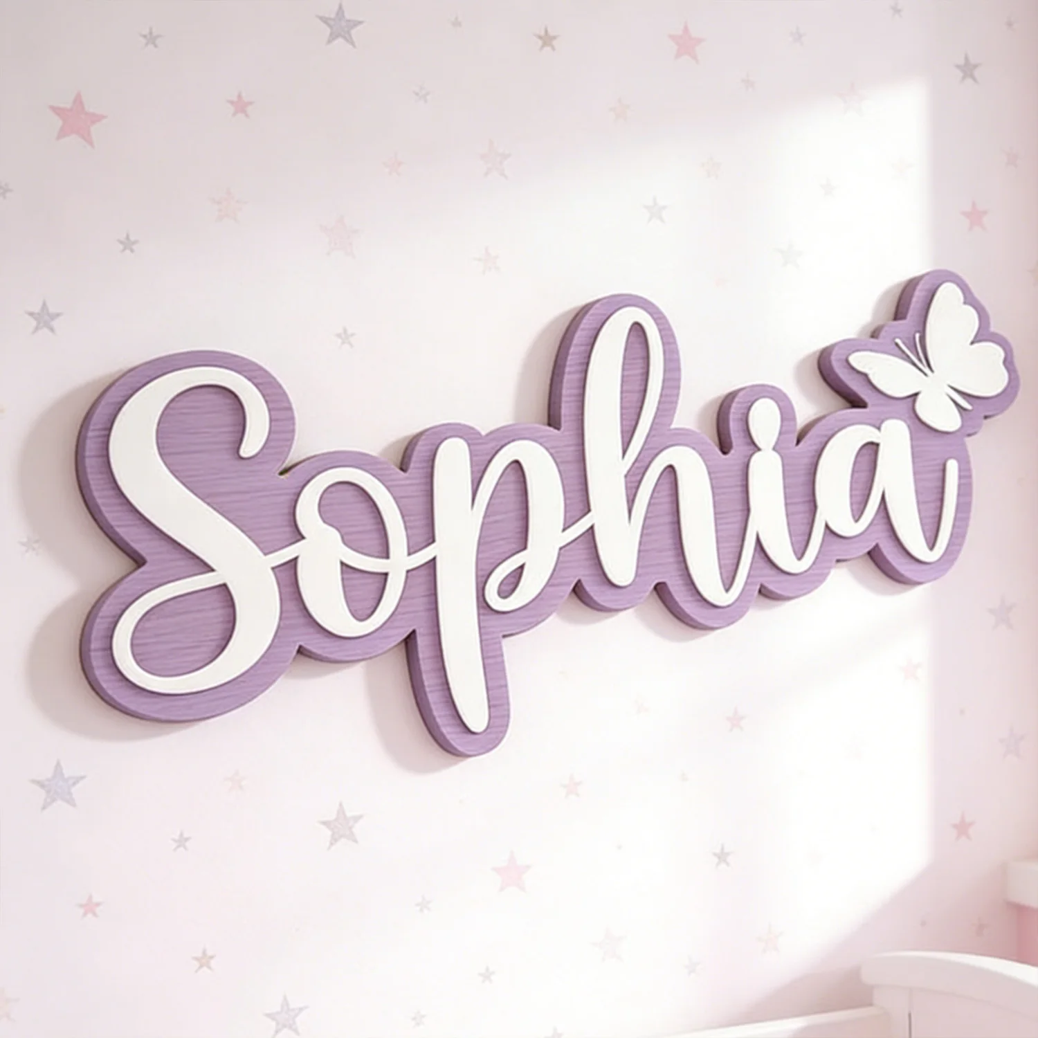 1pc Customizable Shell Wooden Signboard, Multi-layer Hollow Design, Multi Scene Decoration, Birthday, Party, Christmas Gifts