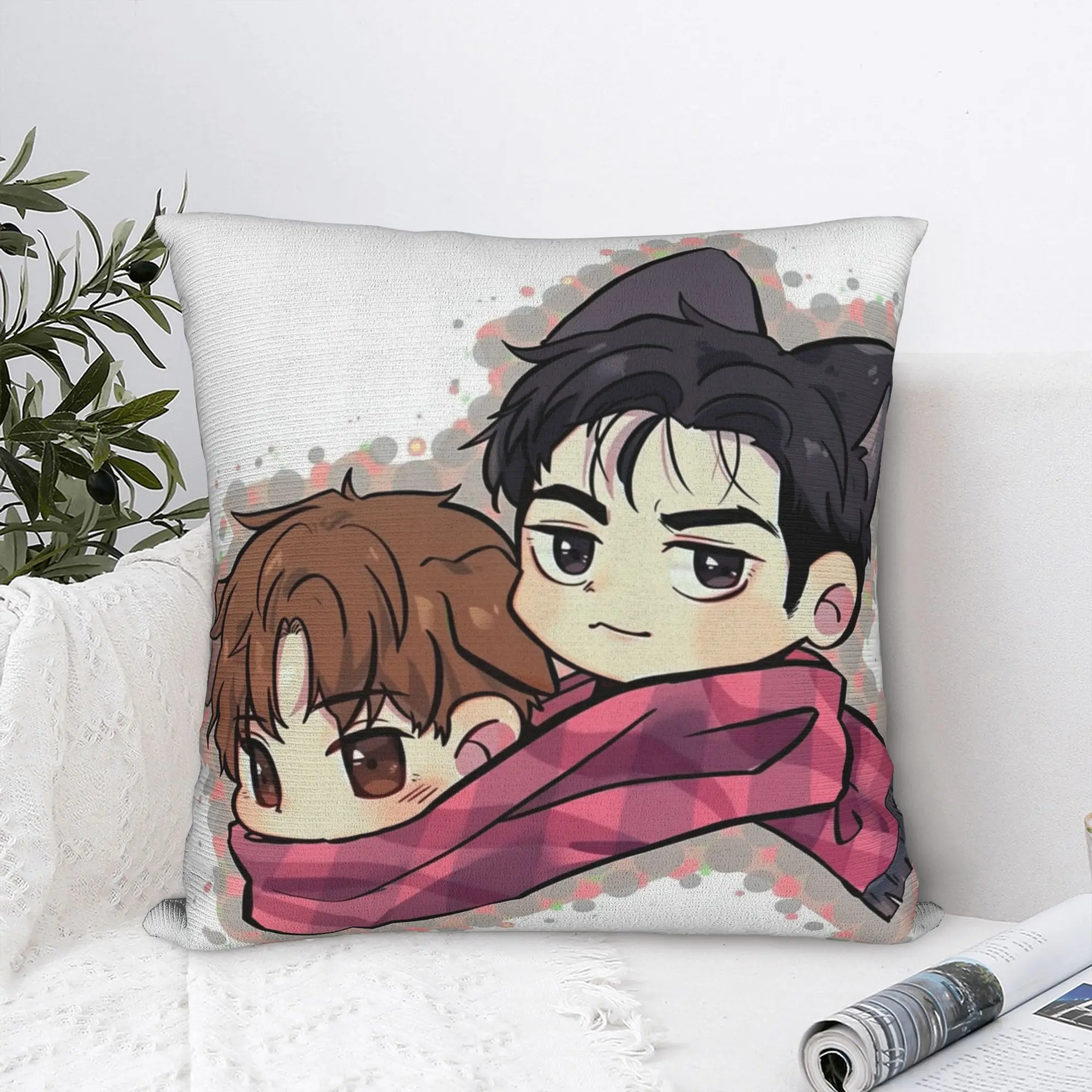 Bl Manhwa Jinx Joo Jaekyung   Pillow Cover  Soft Pillow Case Cushion Cover Cute Funny Custom Pillowcases For Living Room Chair