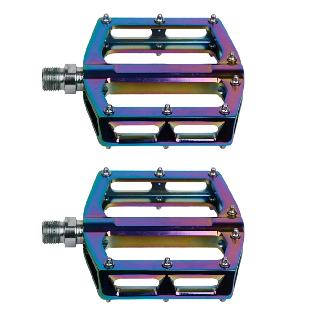 Colorful Aluminum Alloy Pedal Anti- Design Universal for Road Mountain Fixed Gear Stylish Accessory