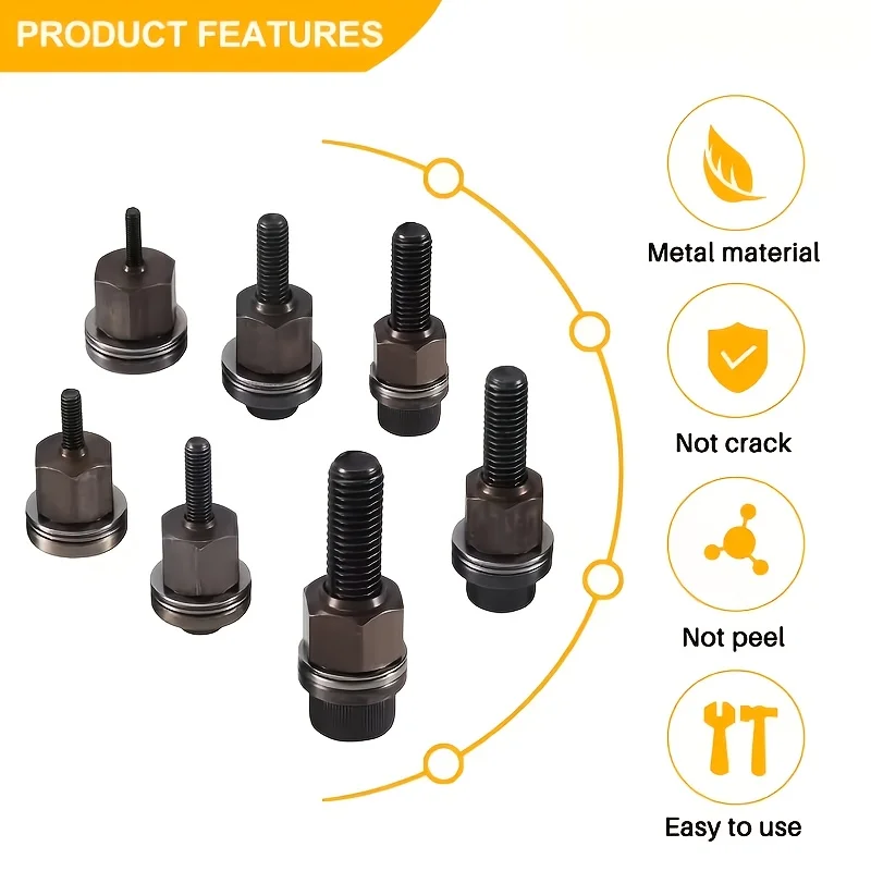 Rivet Nut Tool Drill Adapter M3 M4 M5 M6 M8 M10 Simple Installation Electric Manual Cordless Riveter Metal License Plate