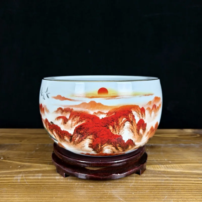 PYJ Jingdezhen Ceramics Good luck cornucopia Chinese home jewelry porch ornament