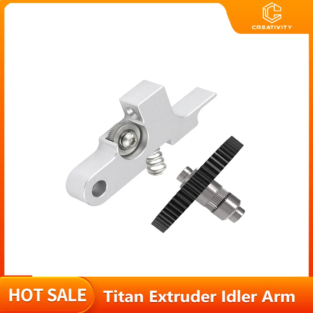 

Upgraded Titan Aero Metal Extruder Idler Arm CNC Gear with 66 Teeth 1.75mm Prusa i3 Sidewinder X1 X2 Genius Extruder Parts