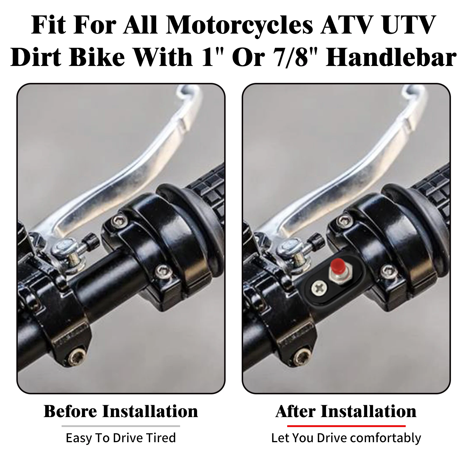 Motorcycle 7/8" 1" Handlebar Mini Switch ON/OFF/ON Toggle Push Button Block For Harley Touring Softail Sportster Bobber Chopper - Image 2