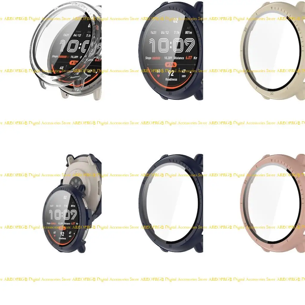 

Кейс с умными часами E21E с измельченной стеклянной пленкой для Active 2 Protector Cover