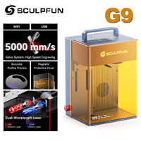 SCULPFUN G9 Dual laser engraving machine 2W Infrared+10W Diode Blue Industrial grade ultra high speed laser engraving