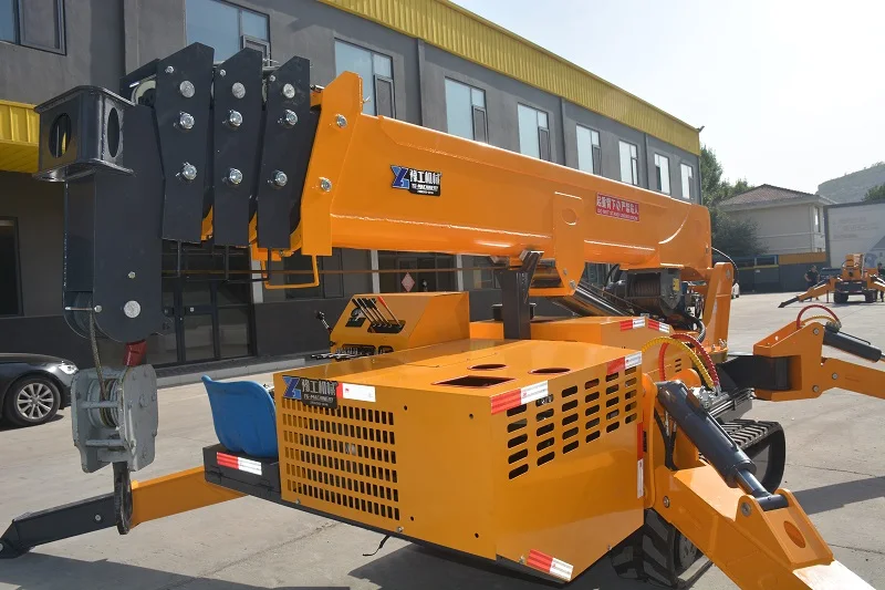 

Hydraulic Crawler Spider Crane Lift Paltform Powerful Mini Crawler Spider Crane Telescopic Crawler Spider Crane Lifting Platform